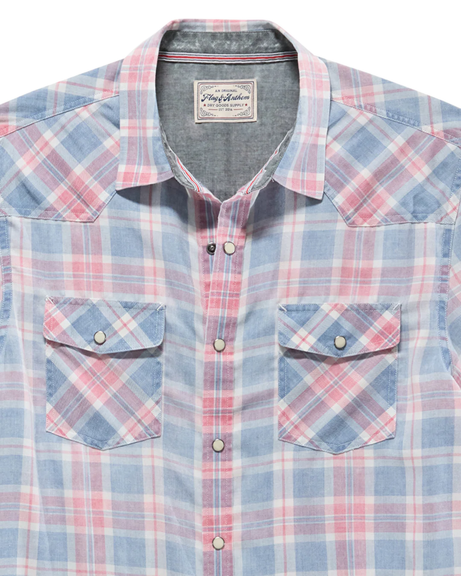 SM26WS3329 Pulaski SS Vintage Soft Western Shirt