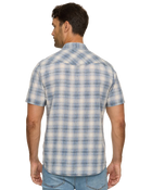 SM26WS3751 Bourne SS Vintage Soft Plaid Western Shirt