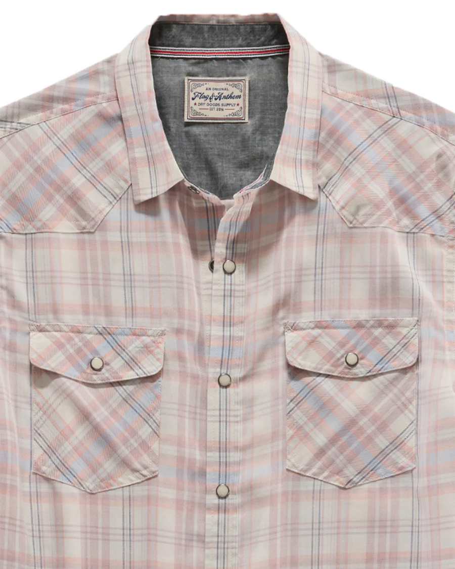 SM26WS3754 Cedro SS Burnout Western Shirt