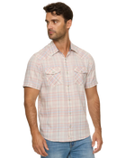 SM26WS3754 Cedro SS Burnout Western Shirt