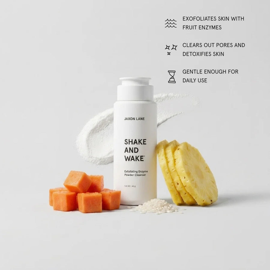 Shake and Wake Exfoliating Enzyme Powder Cleanser