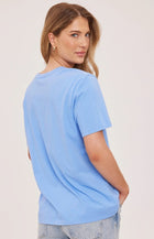 Victoria Cotton T-Shirt Bluebell