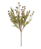 16459A 22 Inch Cream Bud Bush w/Eva Foliage