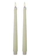 19642B Set of 2 11.5 Inch LED Drip Taper Candles