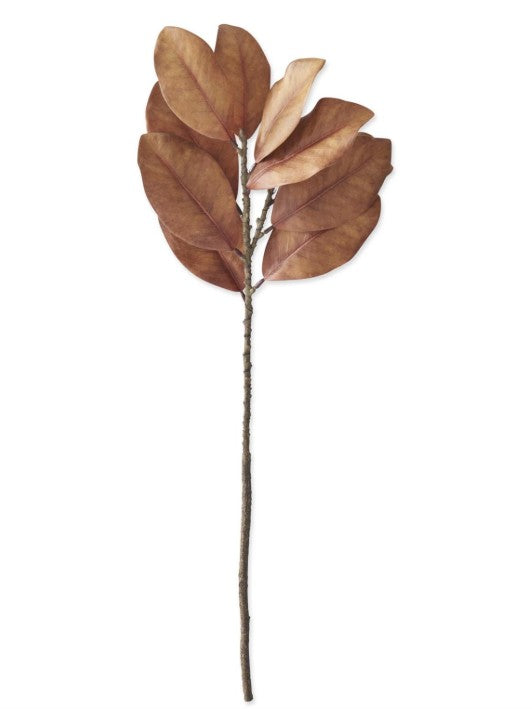 42779A 32 Inch Dark Golden Yellow Magnolia Branch