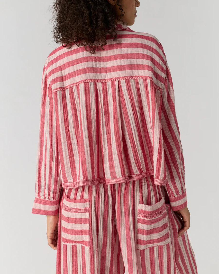 One And Done PJ Shirt - Red Combo