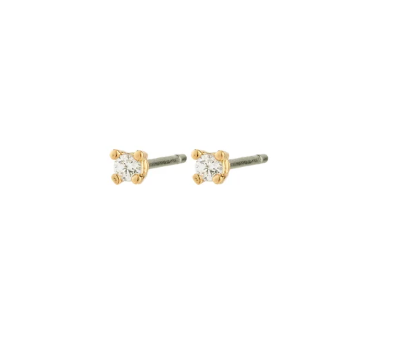 RAVI crystal studs 2mm