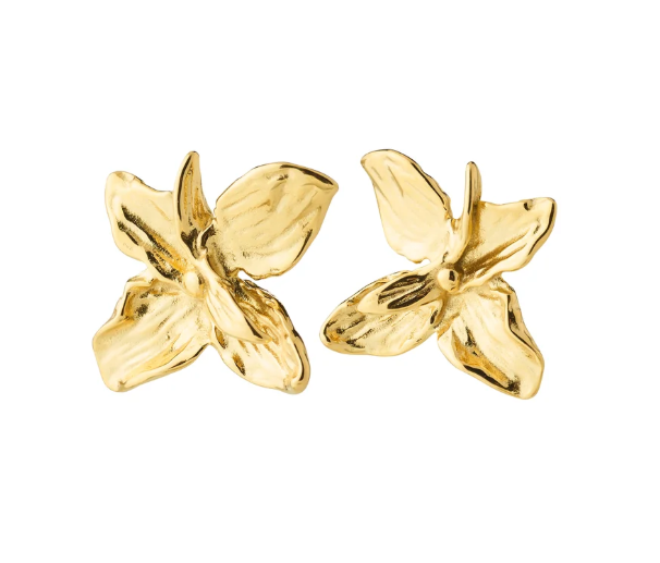 TRACE flower earrings