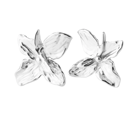 TRACE flower earrings