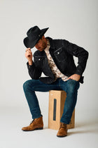 Sedro UF Black Leather Jacket
