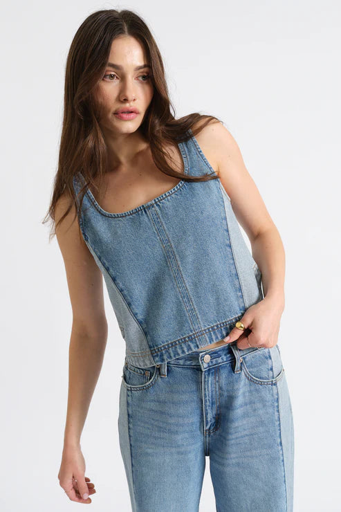 Solana Sleeveless Top Coasting
