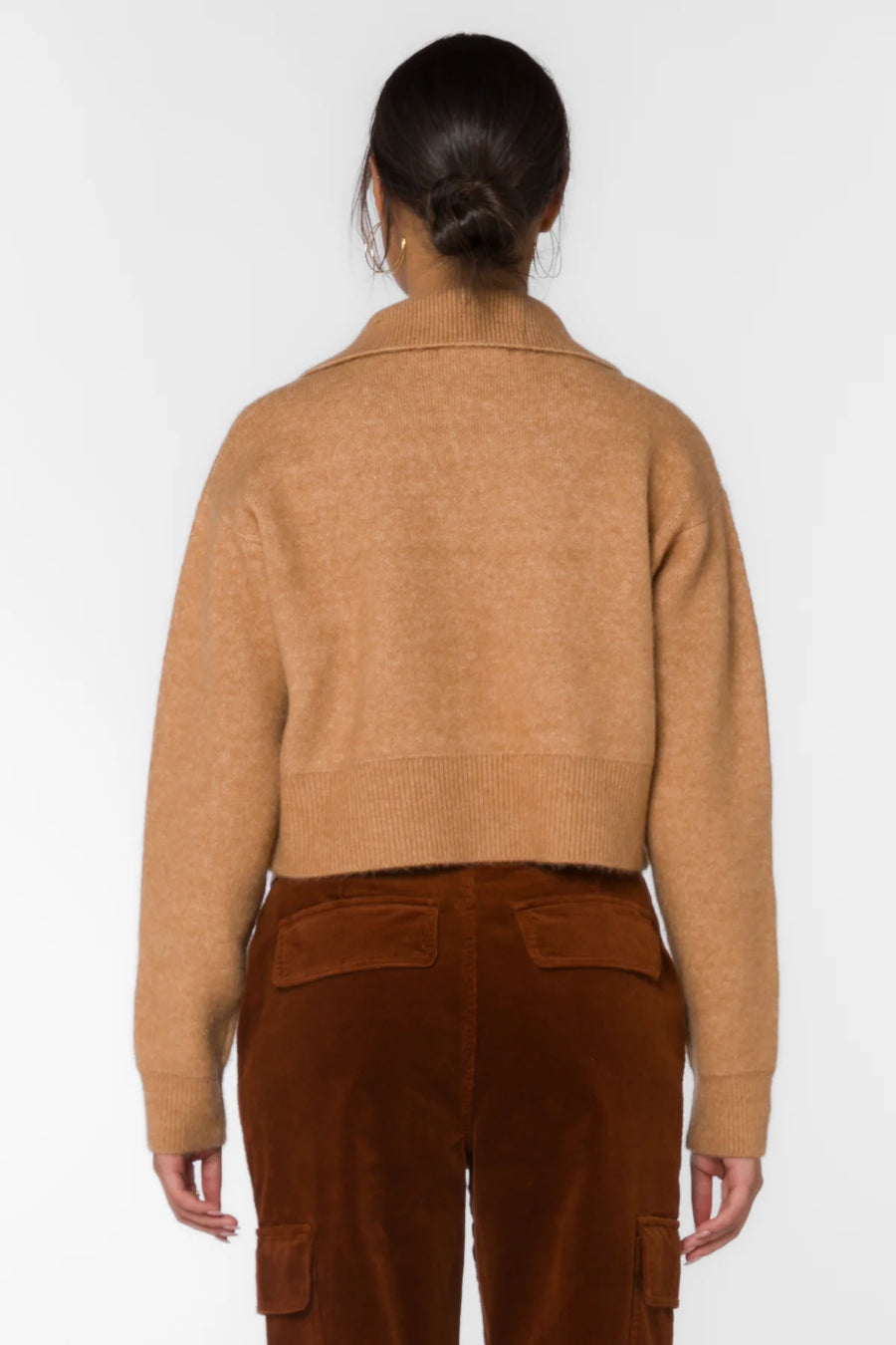Thomas Camel Crop Sweater