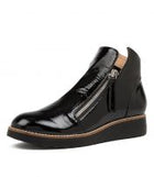 Ohmy So Patent Black Ankle Boot