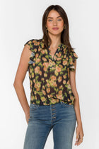 Trish Blurred Floral Blouse