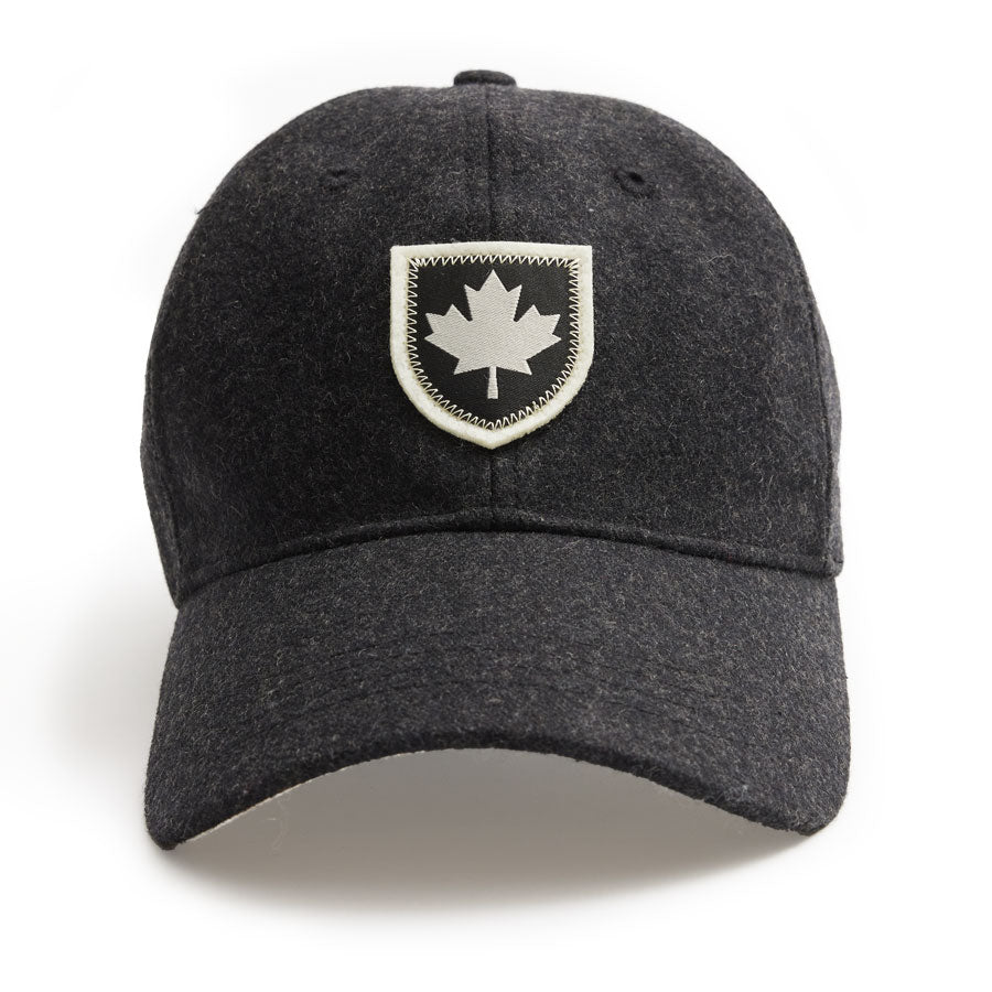 Canada Shield Wool Cap Black