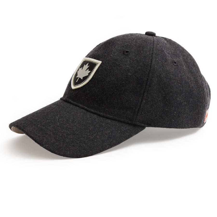 Canada Shield Wool Cap Black