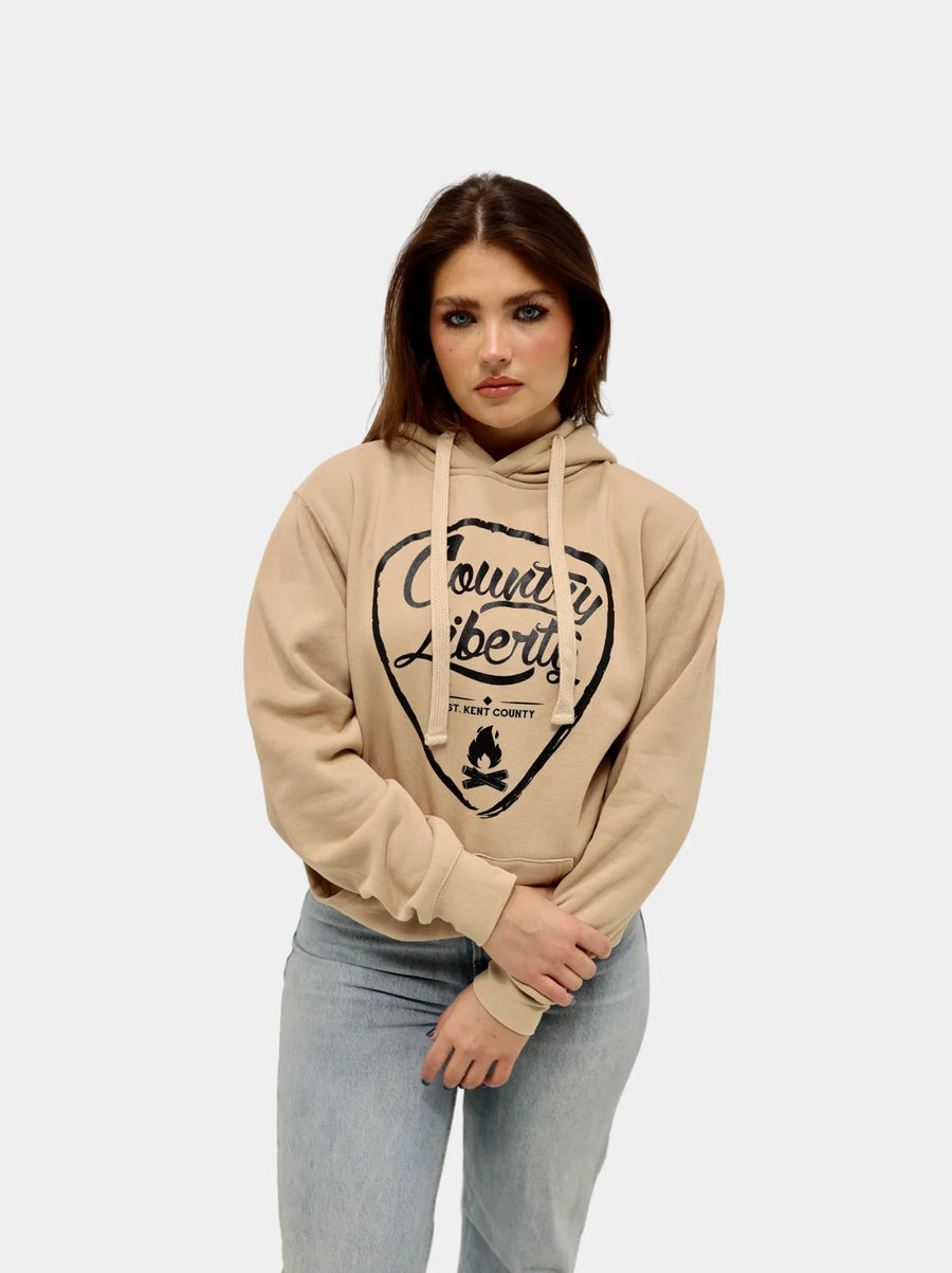 Country Liberty Sand Hoodie