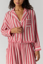 One And Done PJ Shirt - Red Combo