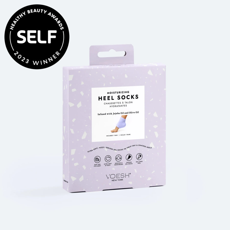 Moisturizing Heel Socks Purple