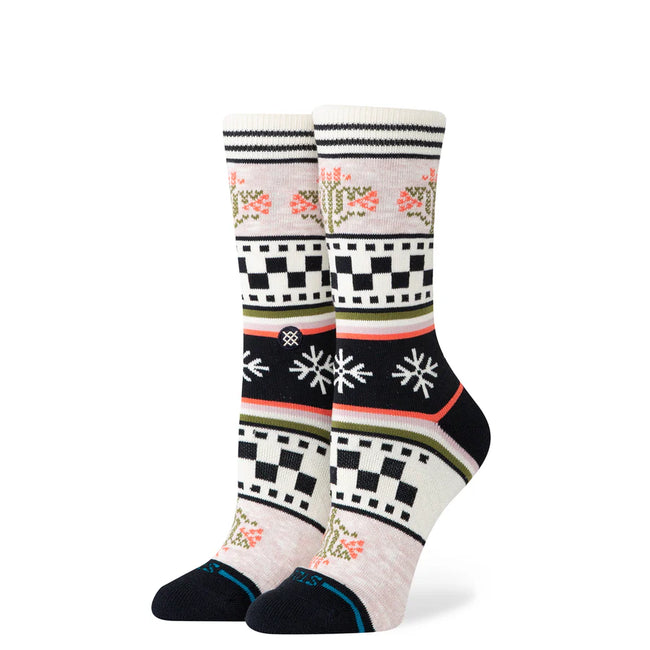 Winter Bloom Crew Socks