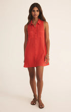 New Light Gauze Mini Dress Cabana Red