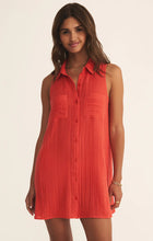 New Light Gauze Mini Dress Cabana Red