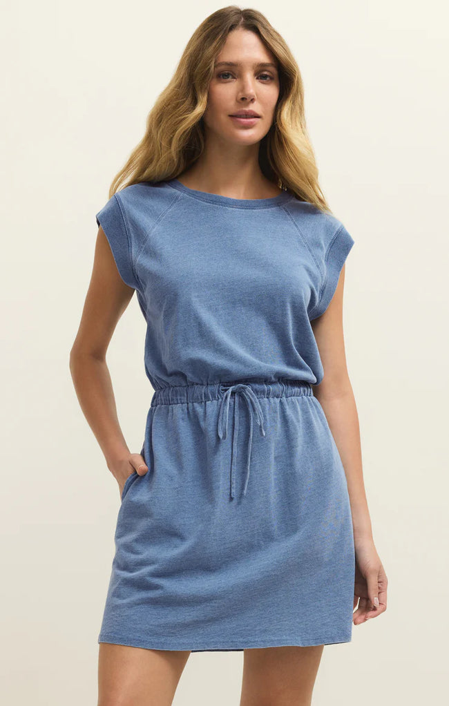 Kalani Jersey Denim Dress