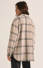 Plaid Tucker Shirt Jacket - Crystal Grey