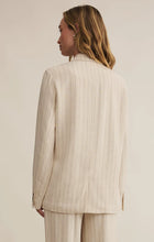 Livingston Pinstripe Blazer Linen