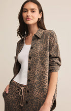 All Day Knit Jacket Leopard