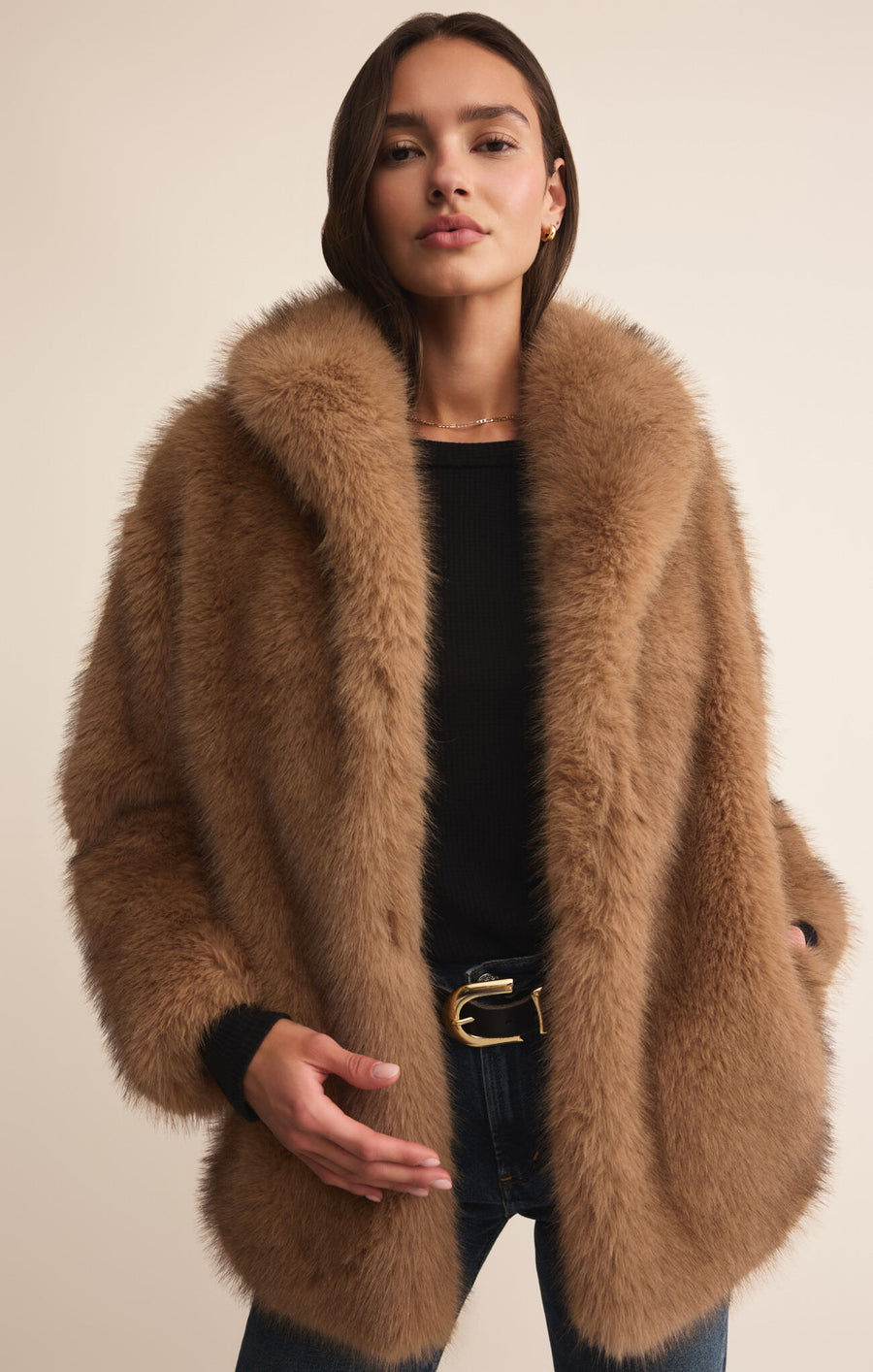 Logan Faux Fur Coat