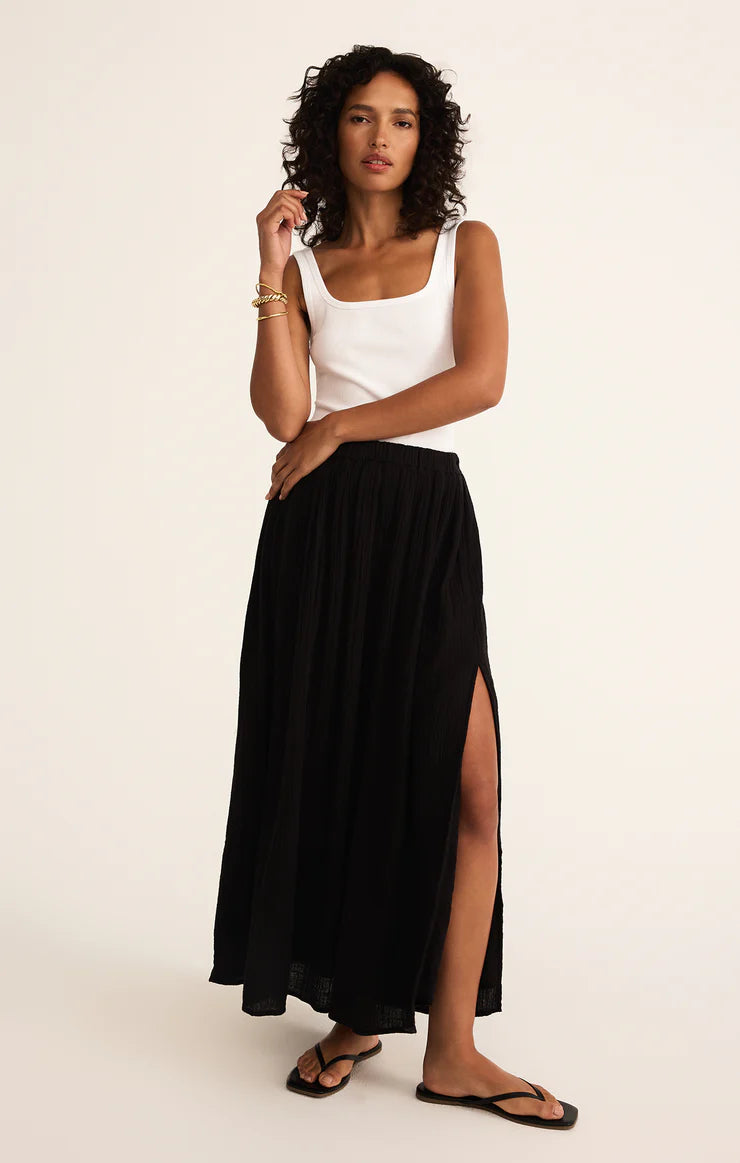 Reina Airy Skirt Black