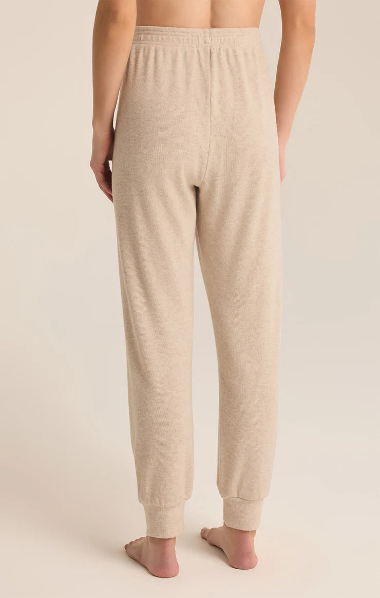 Take It Easy Brushed Rib Joggers