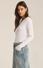 Arlet Thermal Long Sleeve Top - White