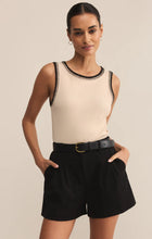 Social Whipstitch Tank Crystal