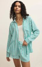 The Perfect Linen Stripped Top La Palma