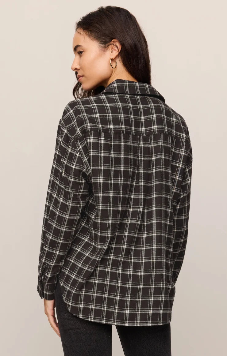 River Plaid Button Up