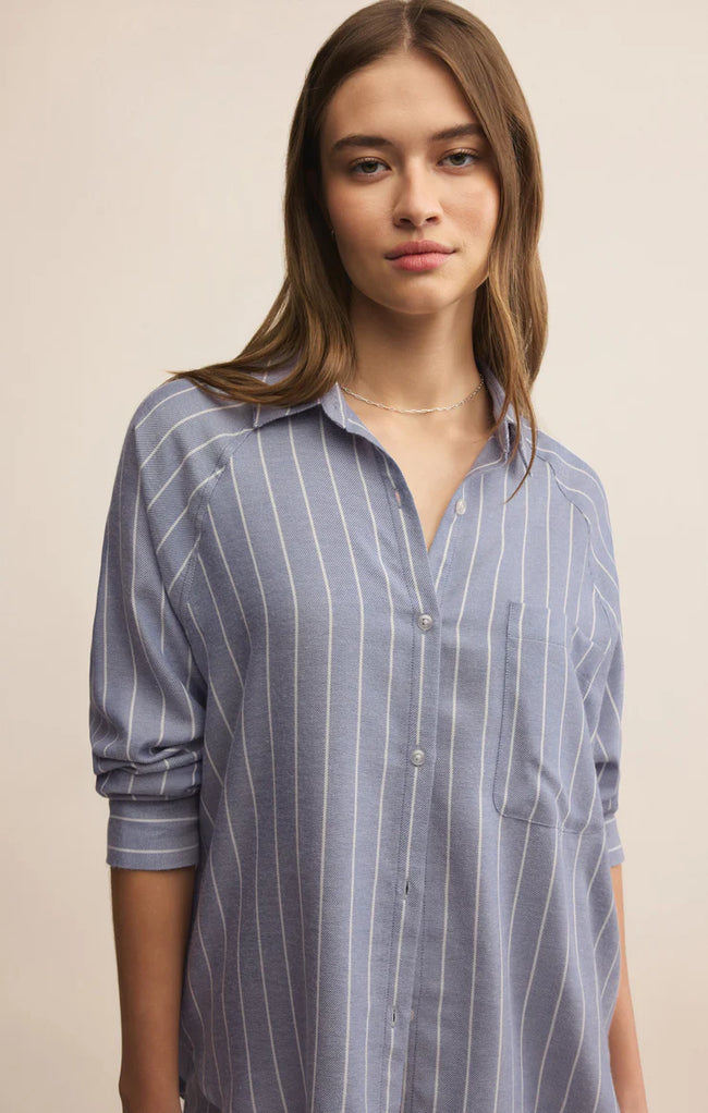 River Plaid Button Up