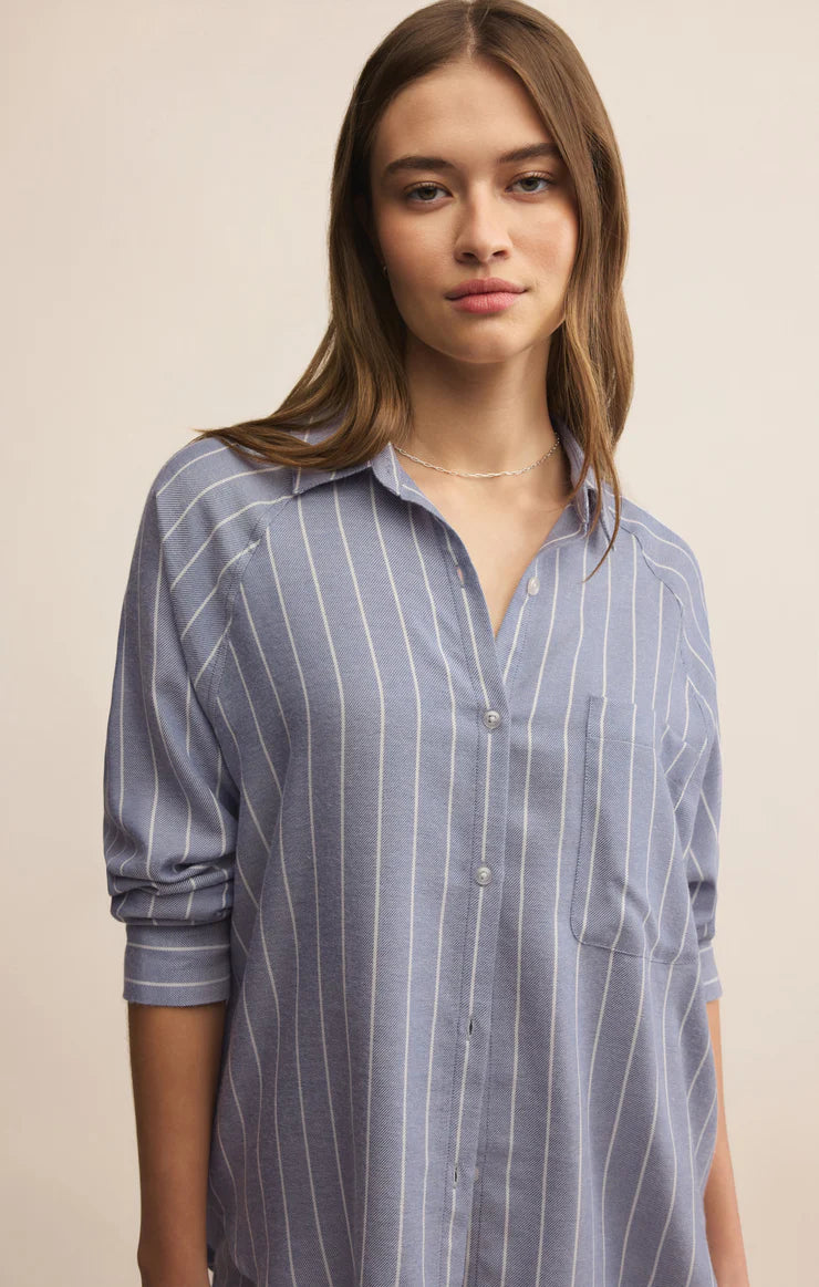 River Plaid Button Up