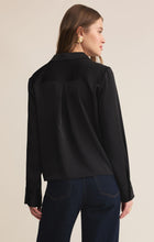 Ana Satin Top Black