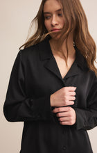 Ana Satin Top Black
