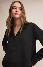 Ana Satin Top Black
