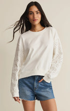 Mosaic Knit Sweatshirt