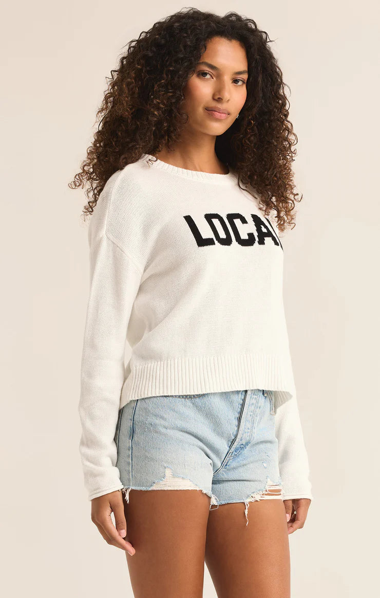 Sienna Local Sweater - White