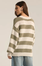 Anders Stripe Crew Neck Sweater - Willow