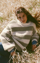 Anders Stripe Crew Neck Sweater - Willow