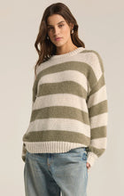 Anders Stripe Crew Neck Sweater - Willow