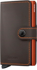 Secrid Miniwallet Matte Truffle & Orange
