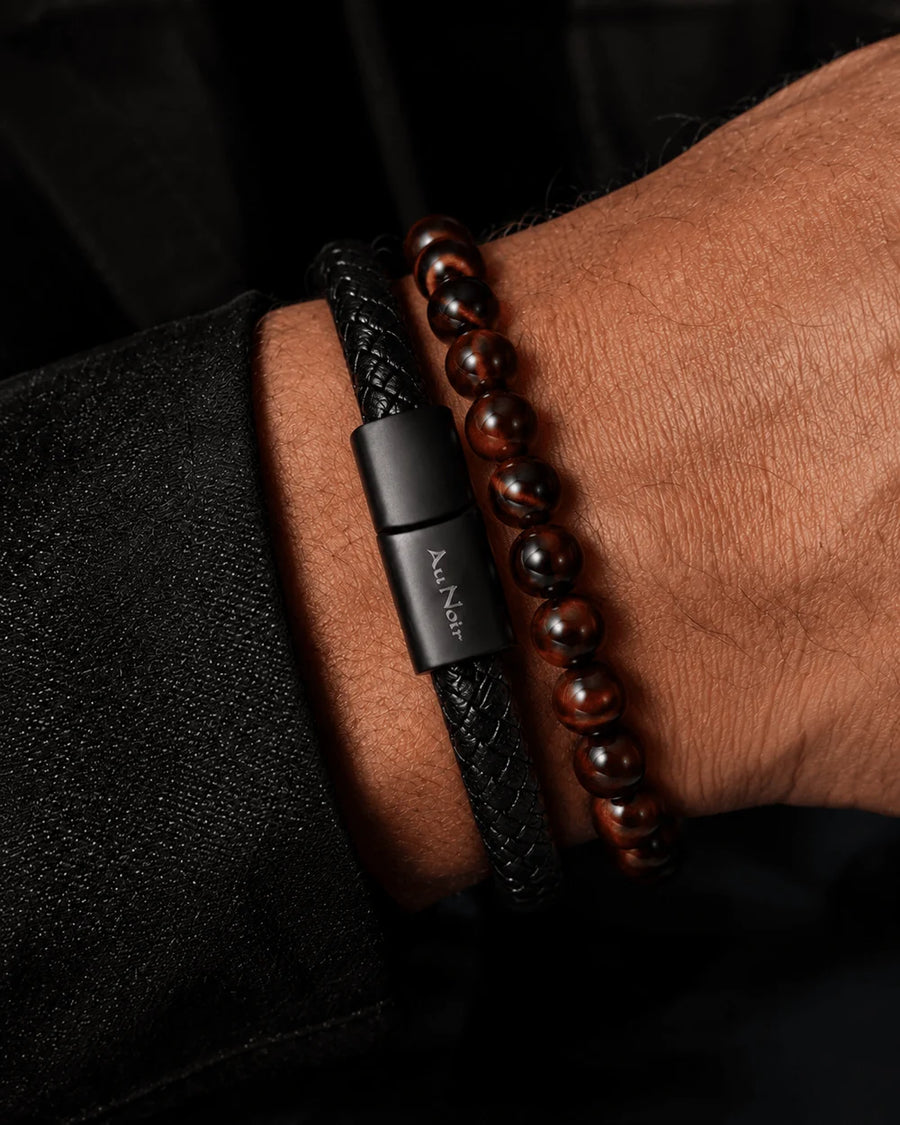 Squad Black Red Tiger Bracelet