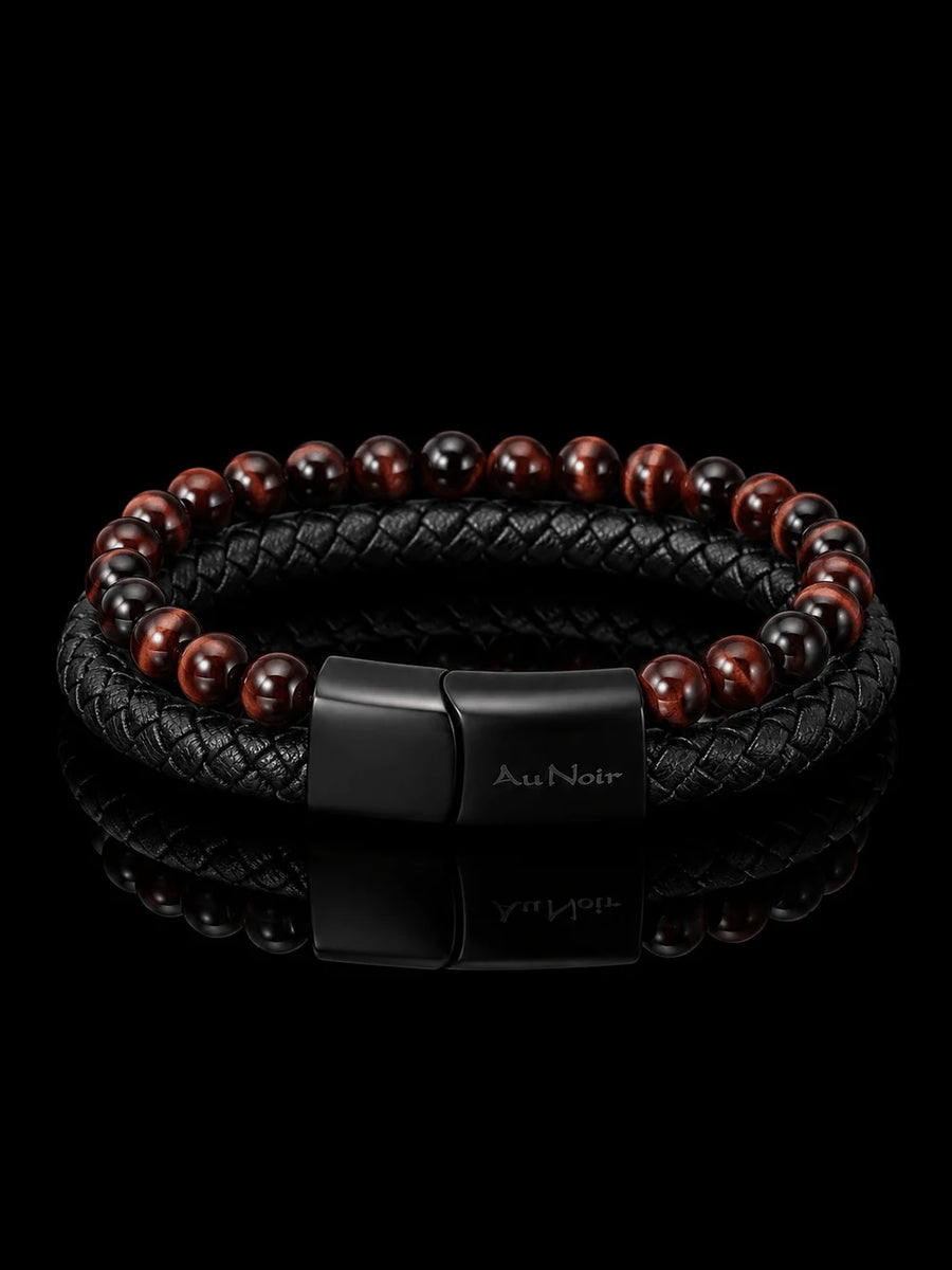 Squad Black Red Tiger Bracelet